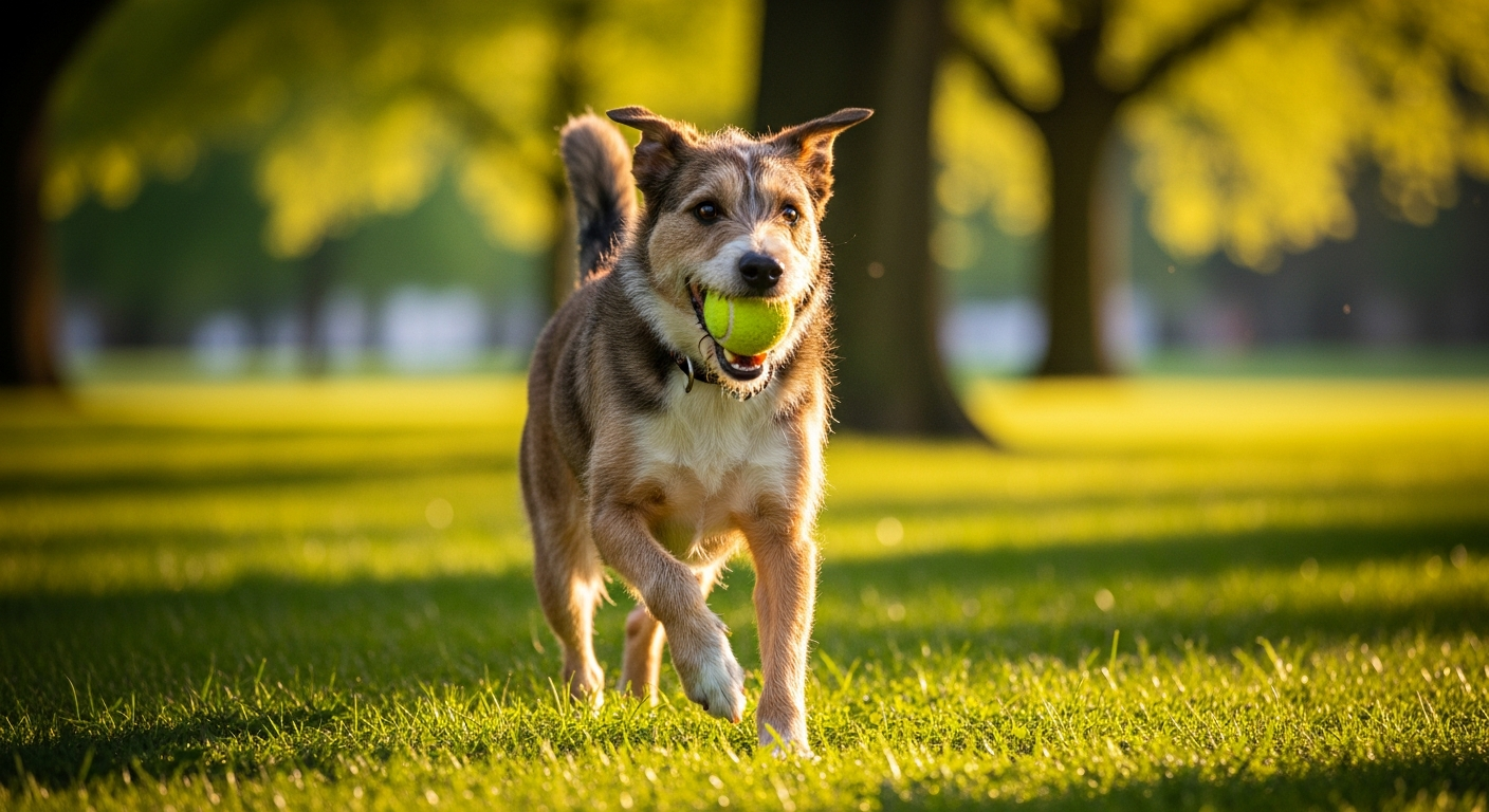 Mixed-breed dogs enjoying structured activities with their owners